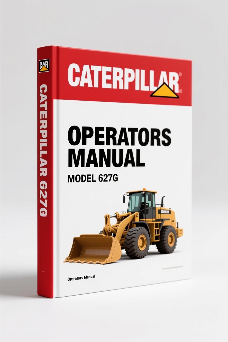 Caterpillar 627G 2009 Operators Manual – Factory OEM Guide