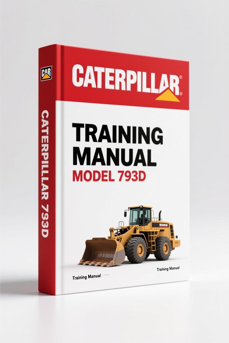 Caterpillar 793D Training Manual – 287 Pages OEM Service Data