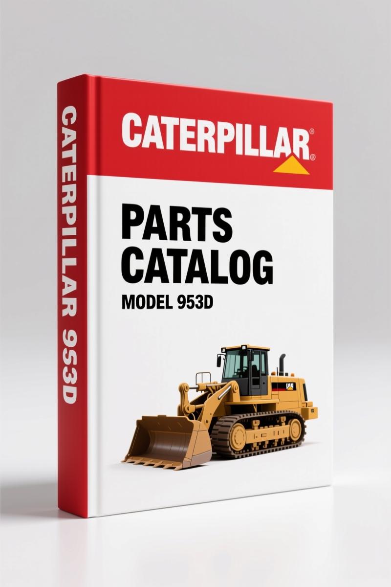 Caterpillar 953D 2009 Parts Catalog – 813-Page Factory Documentation