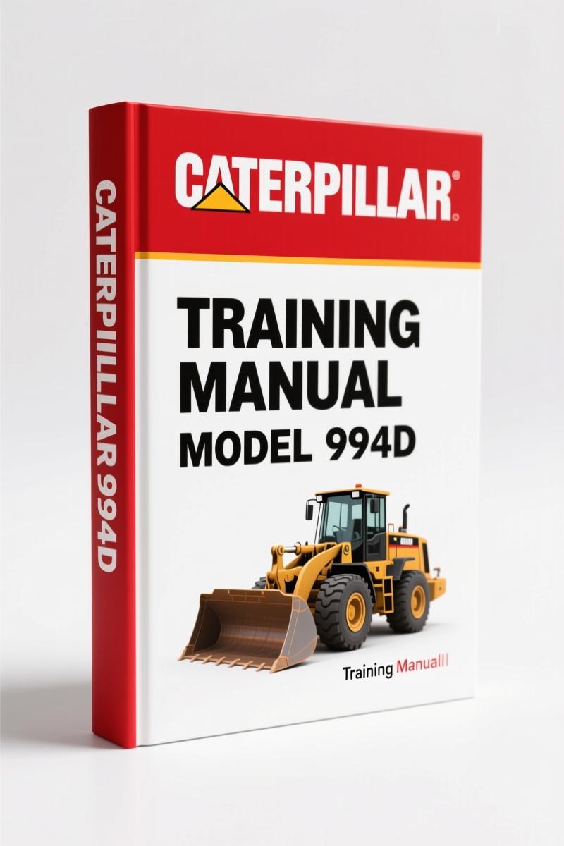Caterpillar 994D Training Manual – 162-page OEM student material with factory specifications for the CAT 994D wheel loader