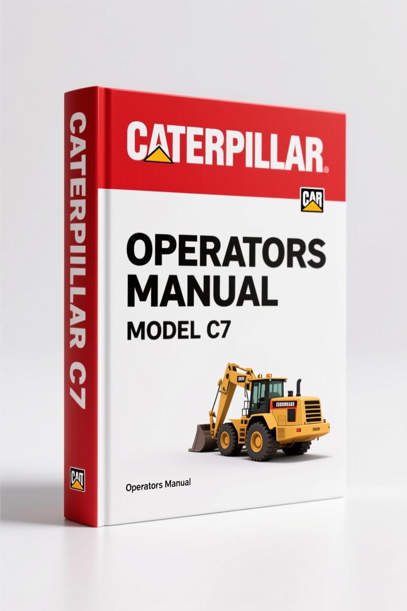 Caterpillar C7 2008 Operators Manual – Factory Specs for Operation & Maintenance