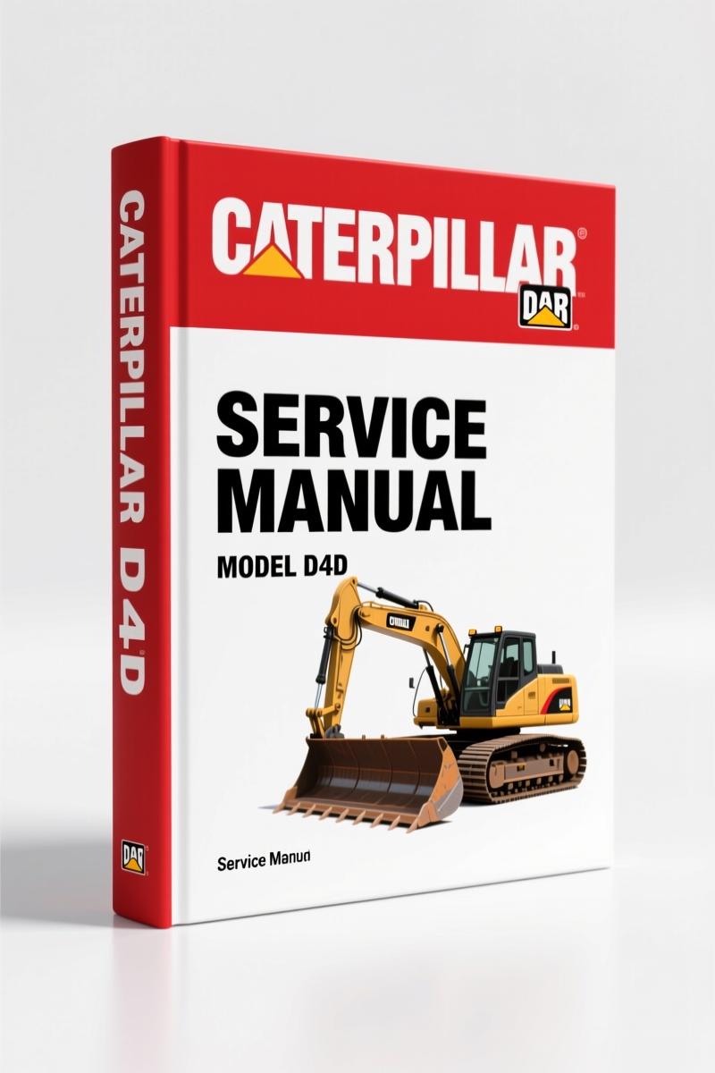 Caterpillar D4D Service Manual – 20-Page Power Train Factory Specs