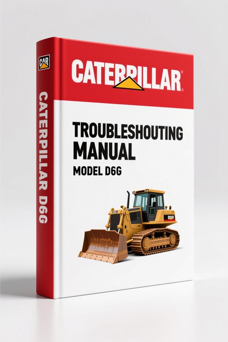 Caterpillar D6F D6G Troubleshooting Manual – 32 Pages OEM Diagnostics