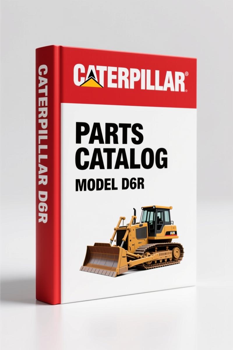 Caterpillar D6R 1998 Parts Catalog - 563 Pages OEM Specs