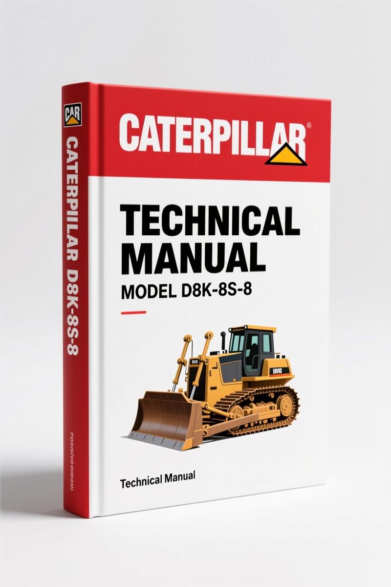 Caterpillar D8K-8A-58, D8K-8S-8 1981 Technical Manual – 913 Pages