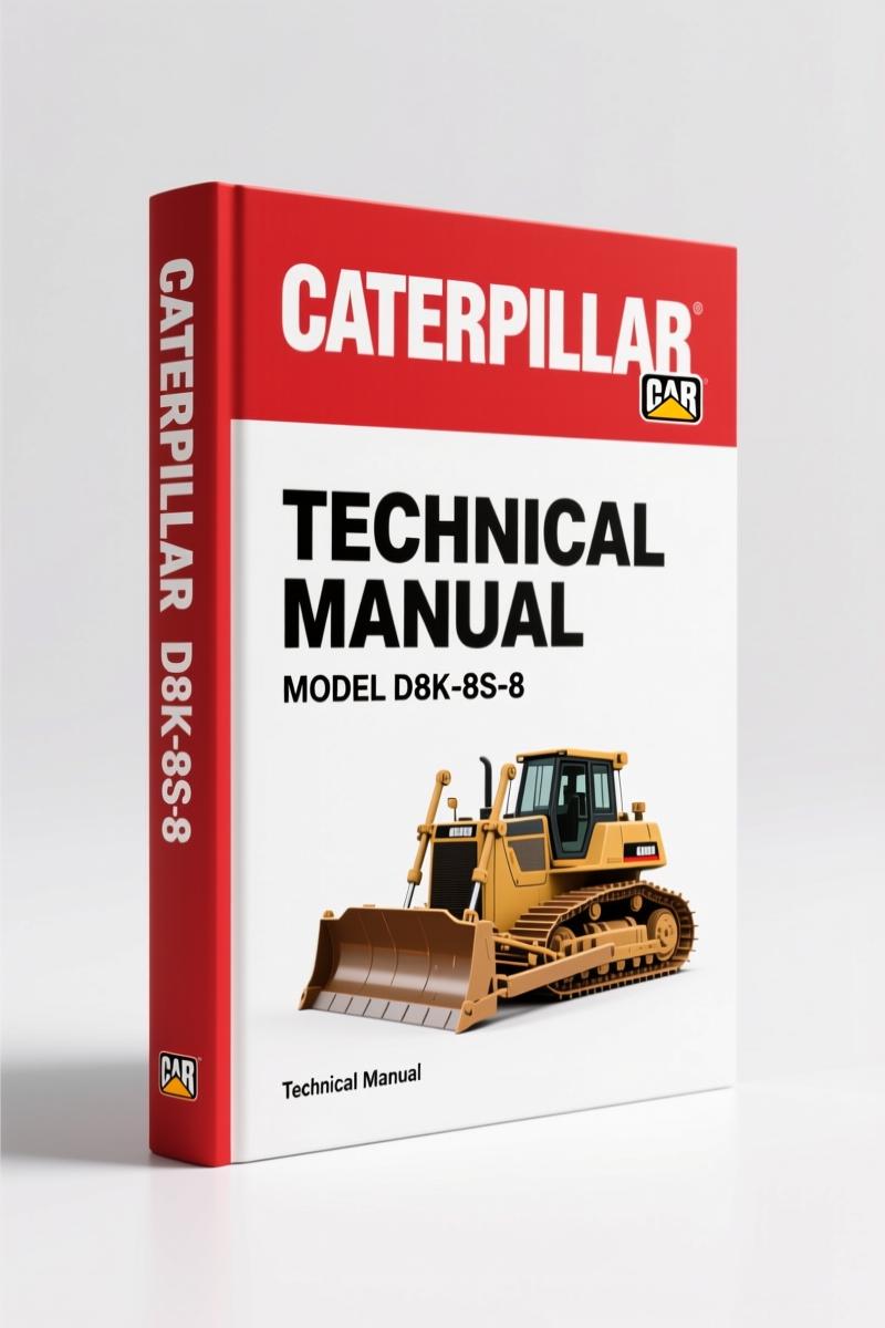Caterpillar D8K-8A-58, D8K-8S-8 1981 Technical Manual – Factory Service Specifications