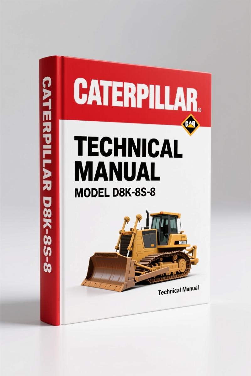 Caterpillar D8K-8A-58, D8K-8S-8 1988 Technical Manual – Parts Guide