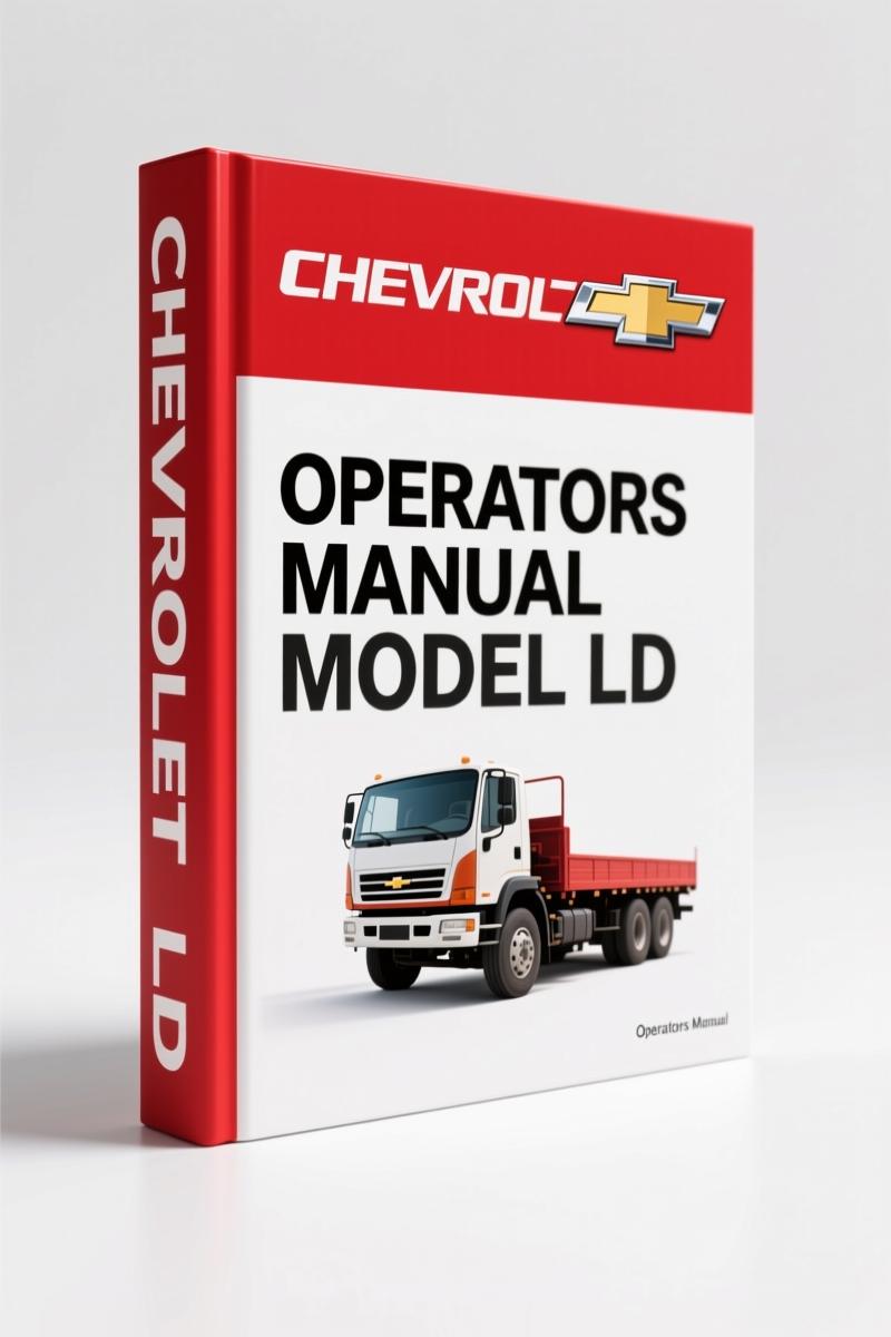Chevrolet LD 1954 Operators Manual – Factory Specs & Maintenance Guide