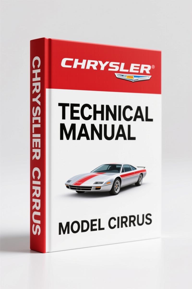Chrysler Cirrus, Stratus, Breeze Technical Manual – 349 Pages OEM Parts