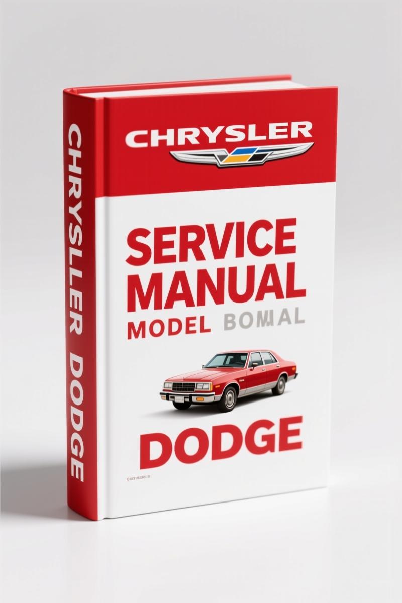 Chrysler Dodge, Chrysler Service Manual – 2338 Pages of Factory Specs