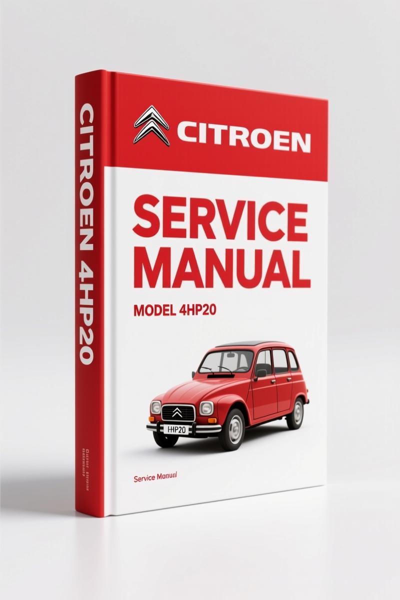 Citroen 4HP20 Service Manual – 250 Pages of Factory Transmission Data