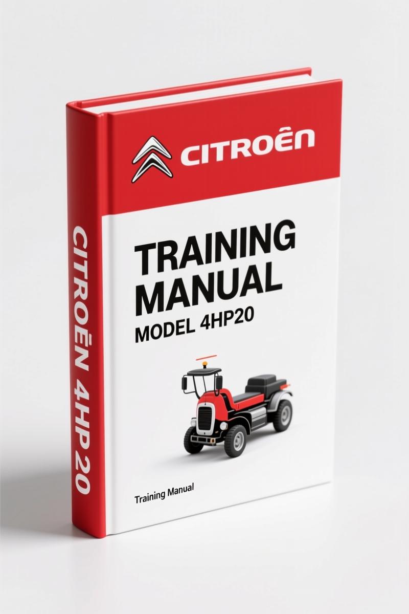 Citroën 4HP20 Training Manual – Factory Transmission Guide