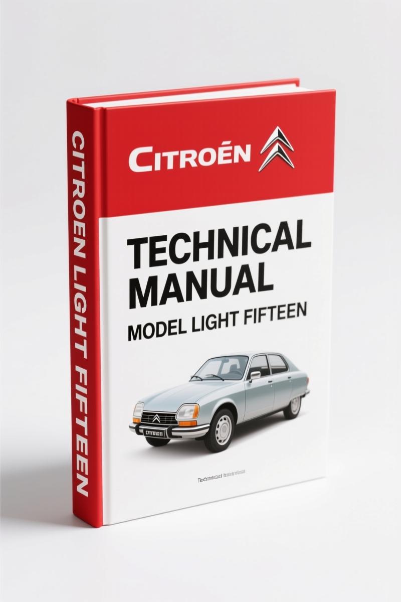 Citroën Light Fifteen, Big Fifteen 1953 Technical Manual – OEM Factory Specs