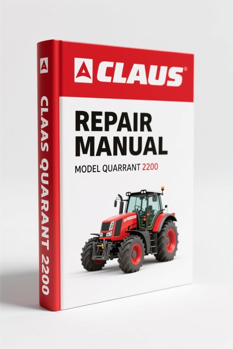 Claas QUADRANT 2200, QUADRANT 2200 ROTO CUT Repair Manual – 433 Pages of Factory Specs