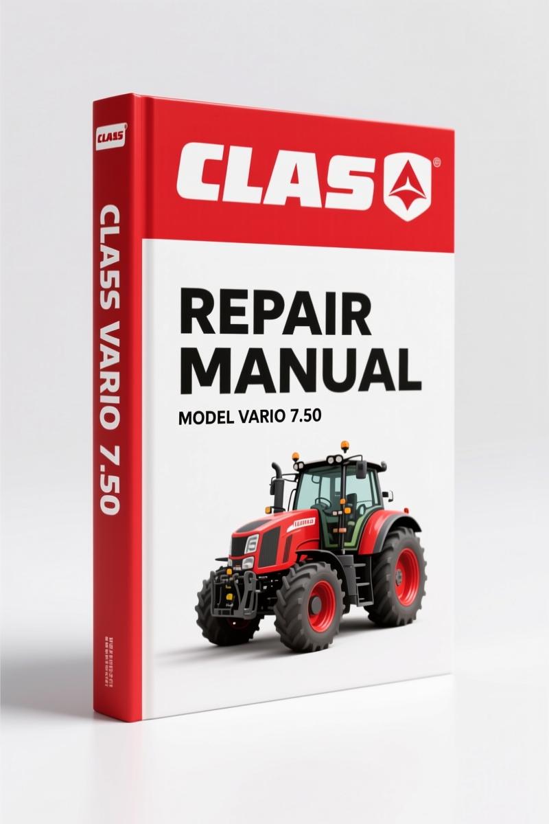 Claas VARIO 5.40, VARIO 7.50 Repair Manual – Factory Service Specs