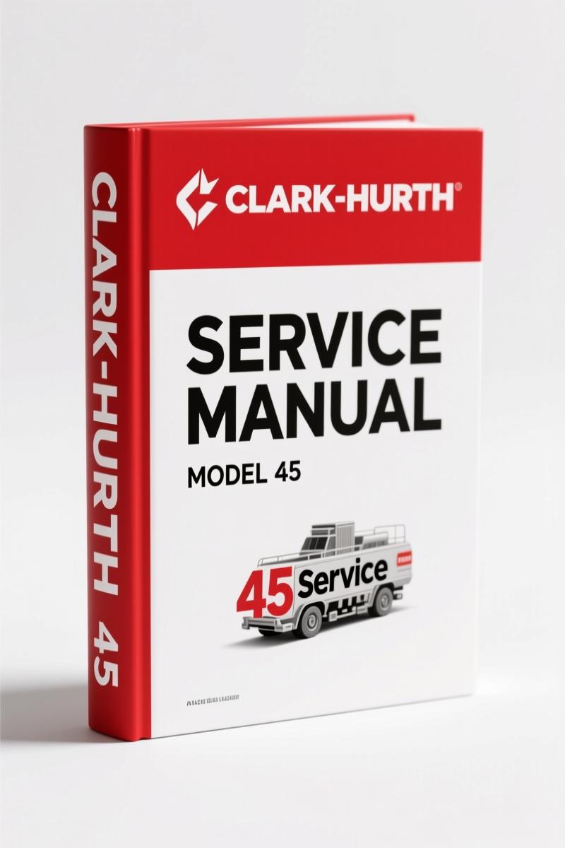 Clark-hurth 40, 45, 50S 1999 Service Manual – 332 Pages of Factory Specs