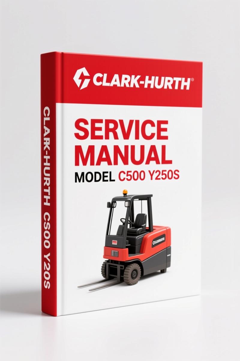 Clark-hurth C500 Y180-Y250S Service Manual: 705 Pages Factory Data