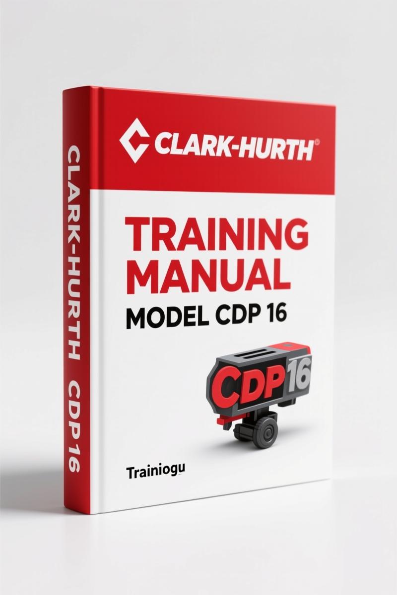 Clark-hurth CDP 16/50H & CGP 16/50H Training Manual – 362 Pages