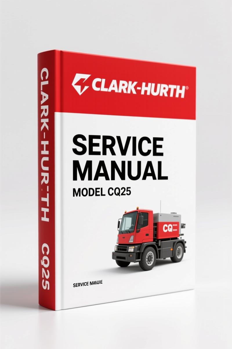 Clark-hurth CQ20, CQ25, CQ30 2008 Service Manual – 729 Pages