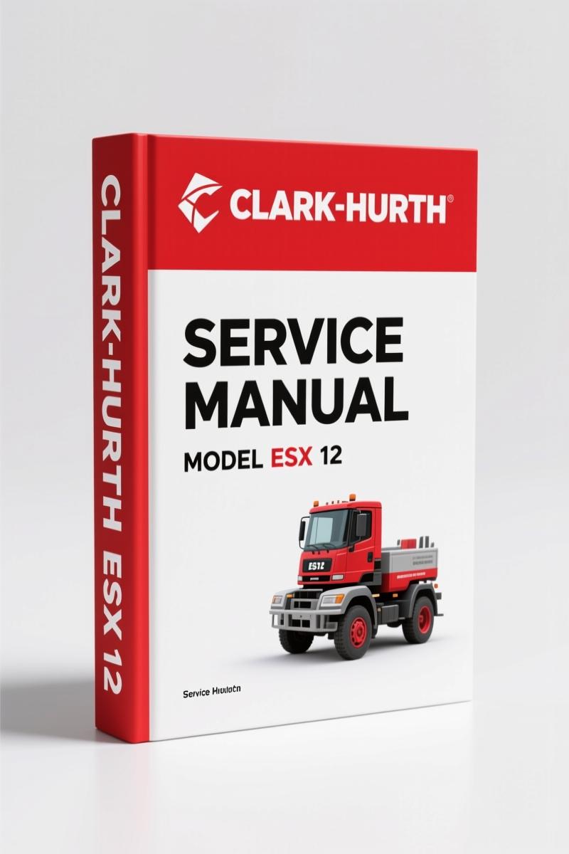 Clark-hurth ESX 12, ESX 25 2007 Service Manual – 122 Pages OEM Factory Data