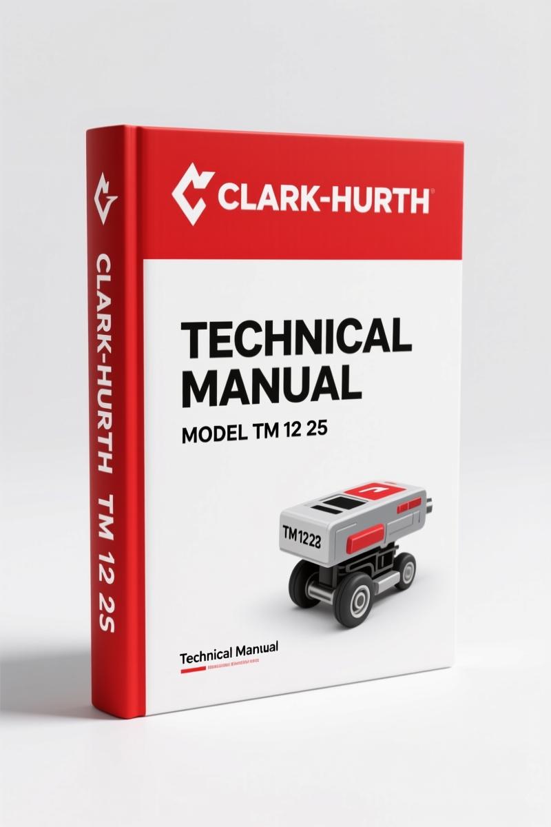 Clark-hurth TM 12/25, EV-100 Technical Manual – 687 Pages