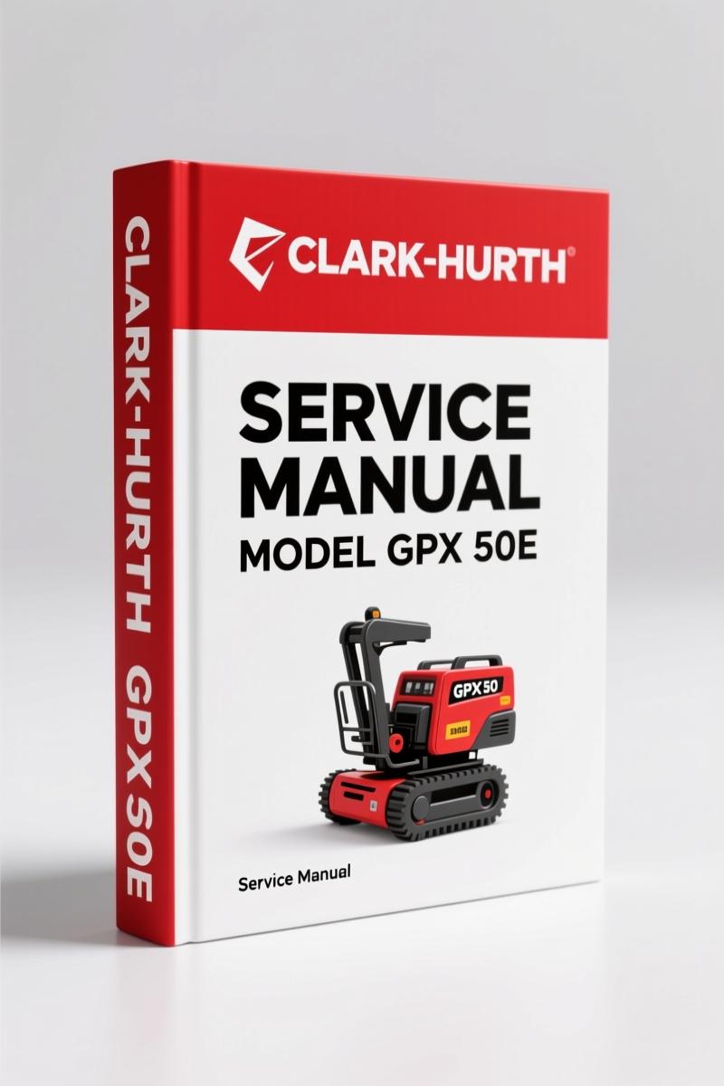 Clark-hurth GPX 35, GPX 40, GPX 50E Service Manual 411 Pages