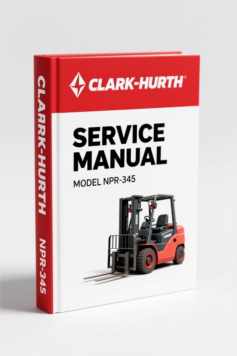 Clark-hurth NPR-345, NPR-17, NPR-20 Service Manual – 492 Pages OEM