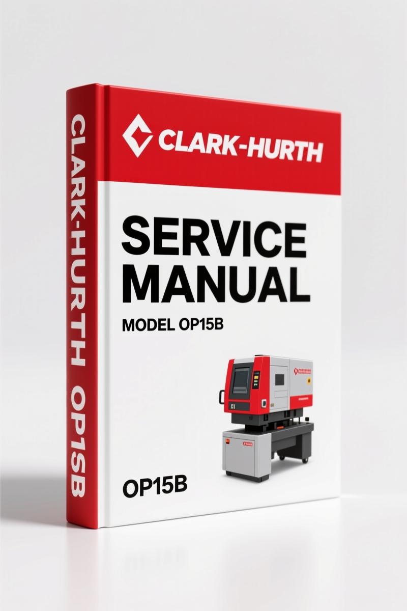 Clark-hurth SM576, OP15B Service Manual – 114 Pages OEM Factory Data