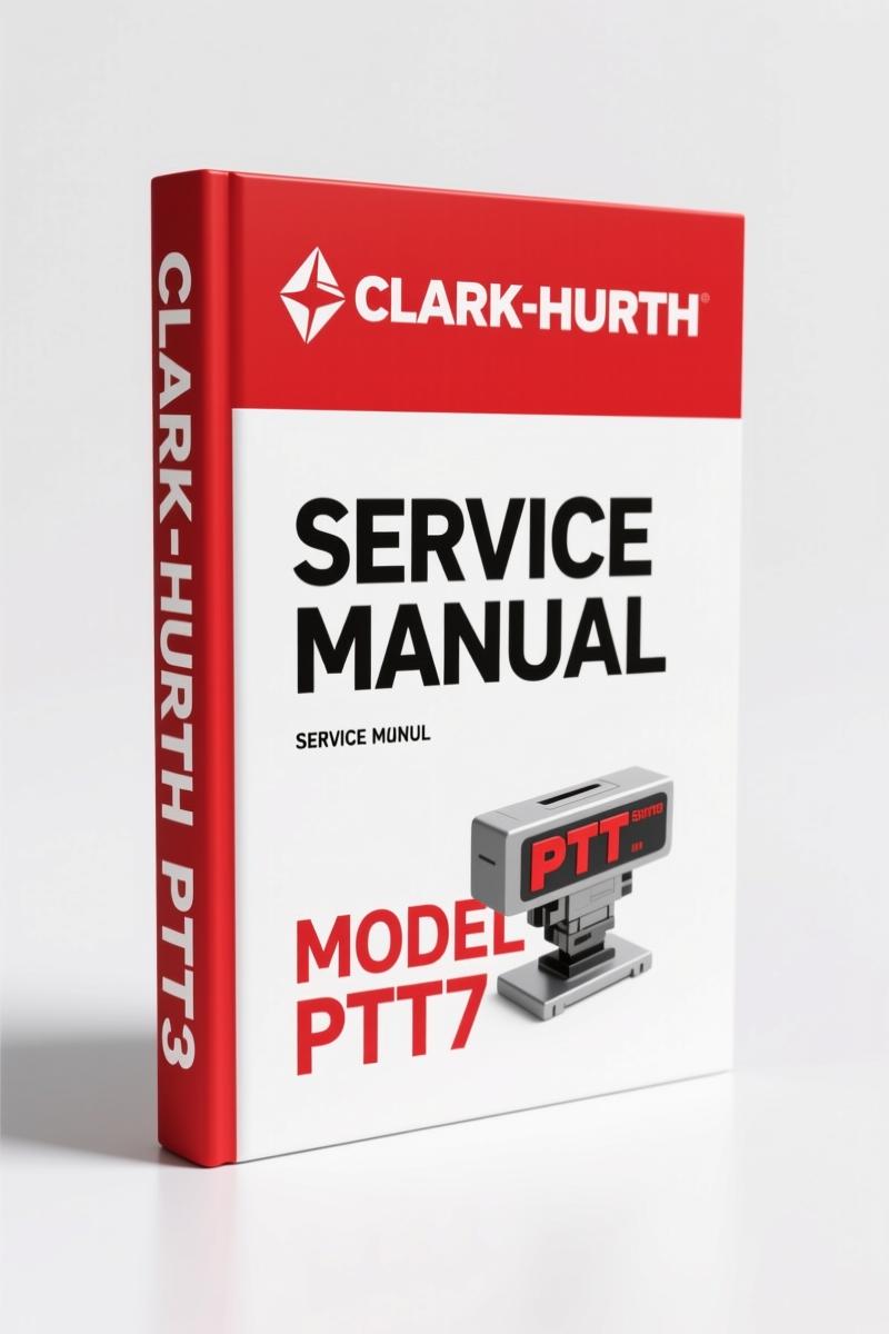 Clark-hurth PT5, PT7, PTT5, PTT7 Service Manual – 84 Pages OEM Data