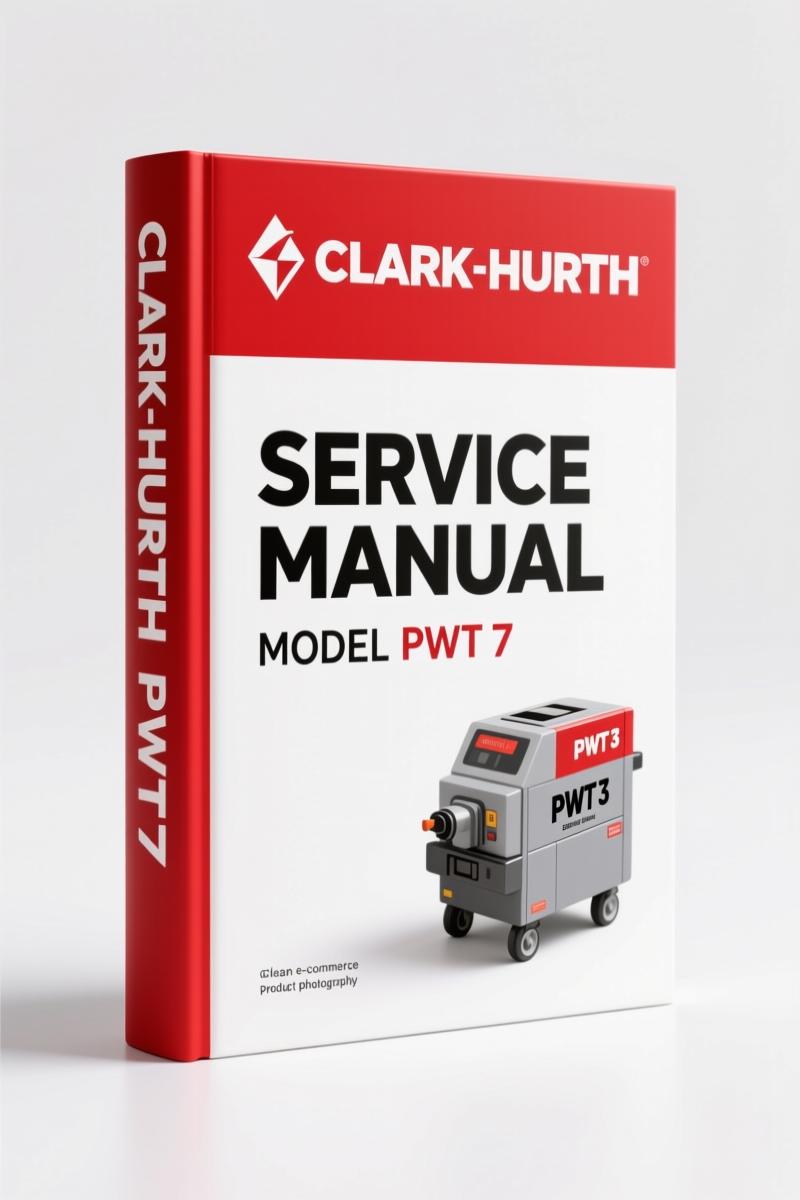 Clark-hurth PWC 30, PWT 7 Service Manual – 333 Pages OEM