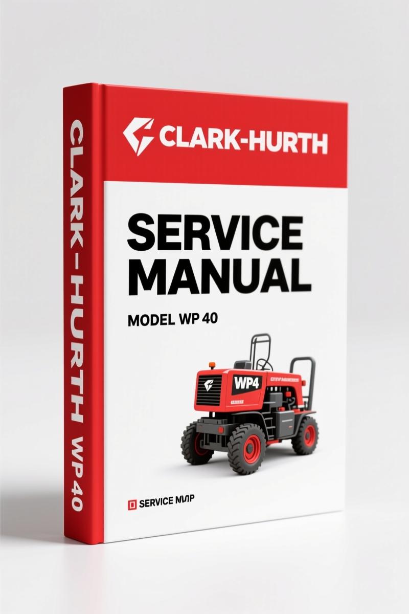 Clark-hurth SM 611, WP 40 Service Manual – 136 Pages OEM Factory Data