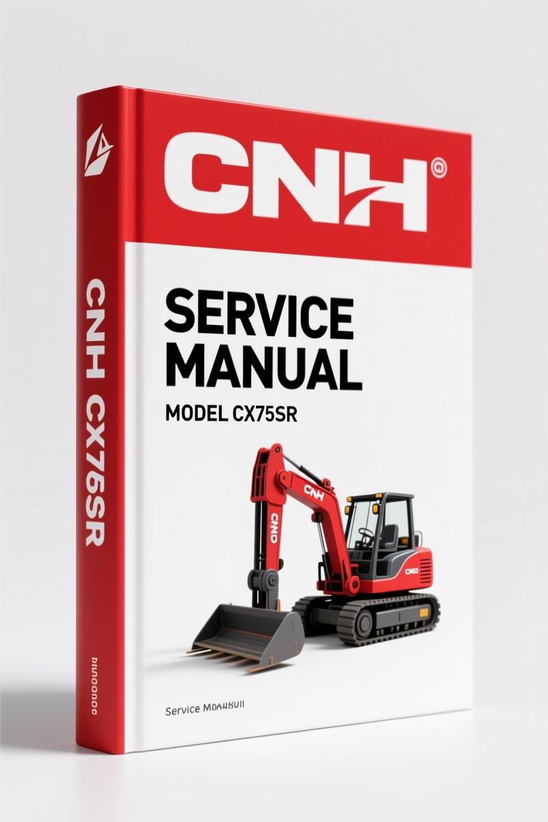CNH CX75SR 2003 Service Manual – OEM Factory Specs for Excavator Repair
