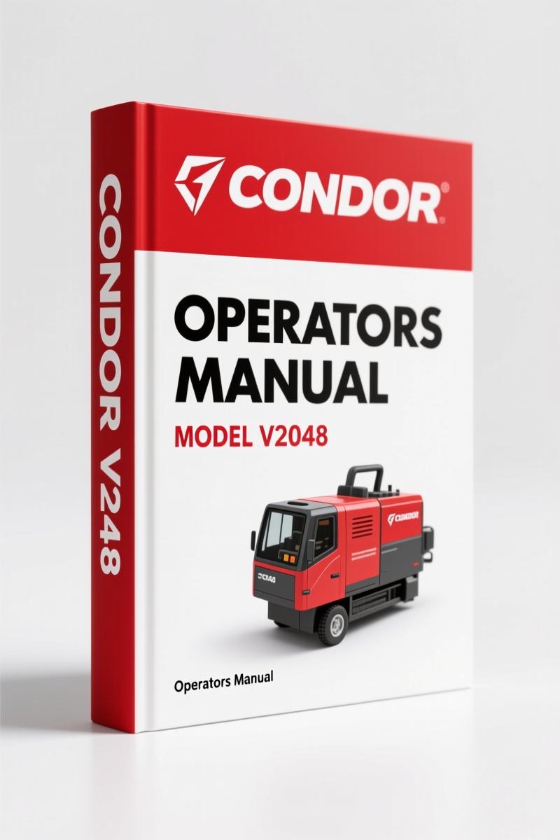 Condor V2048XL, V2053XL, V2048, V2053 1997 Operators Manual – OEM Operator Specs