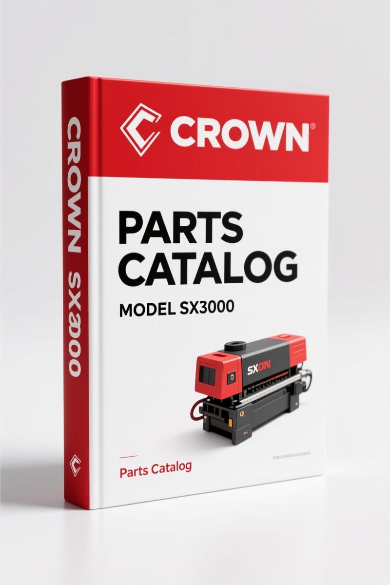 Crown SX3000 Parts Catalog – 102 Pages OEM Exploded Diagrams
