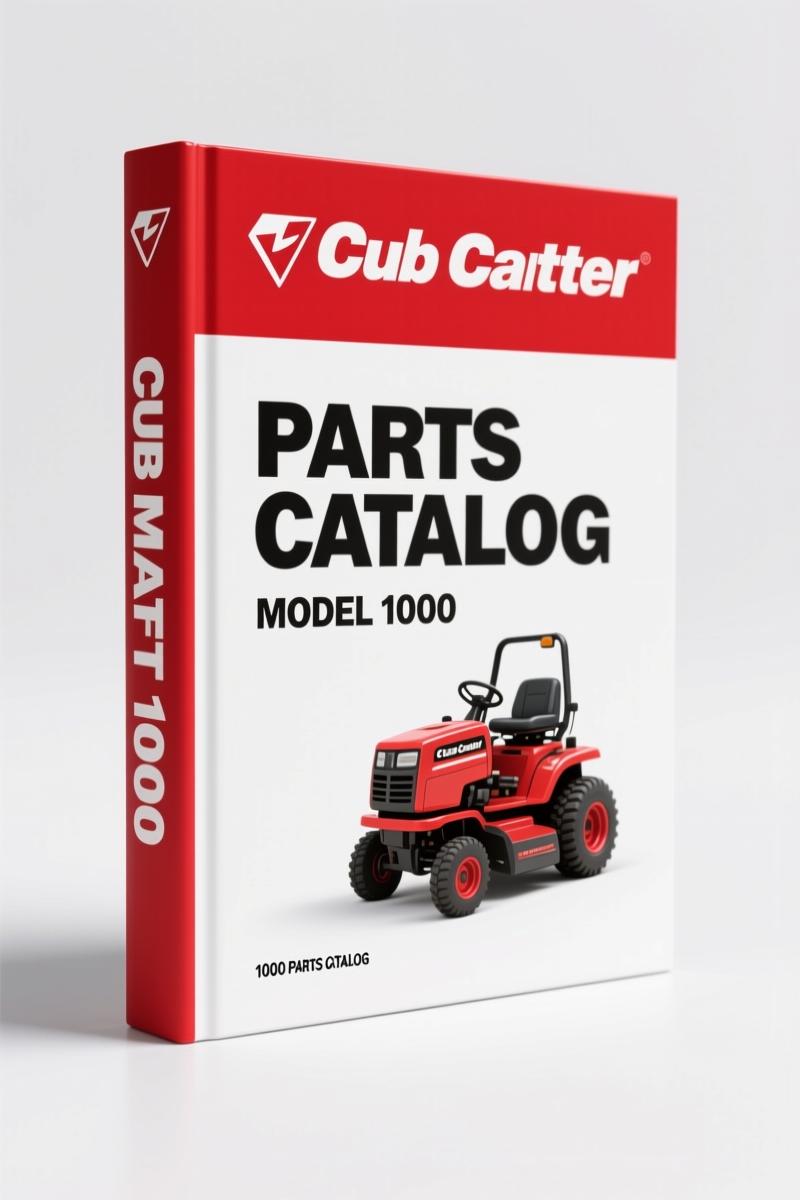 Cub Cadet 1000 Parts Catalog – 95 Pages of OEM Part Numbers