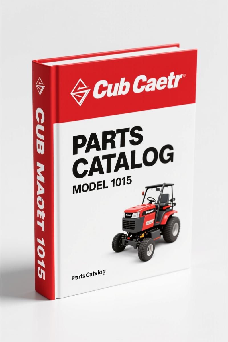 Cub Cadet 1015 Parts Catalog – OEM Exploded Views & Part Numbers (58 Pages)