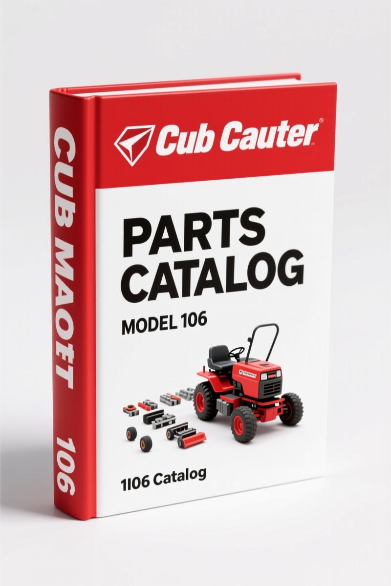 Cub Cadet 106 Parts Catalog – 65 Pages OEM