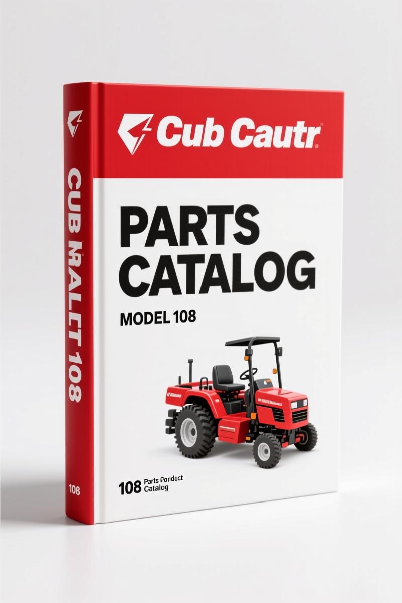 Cub Cadet 108 Parts Catalog – 82 Pages of OEM Part Numbers & Diagrams