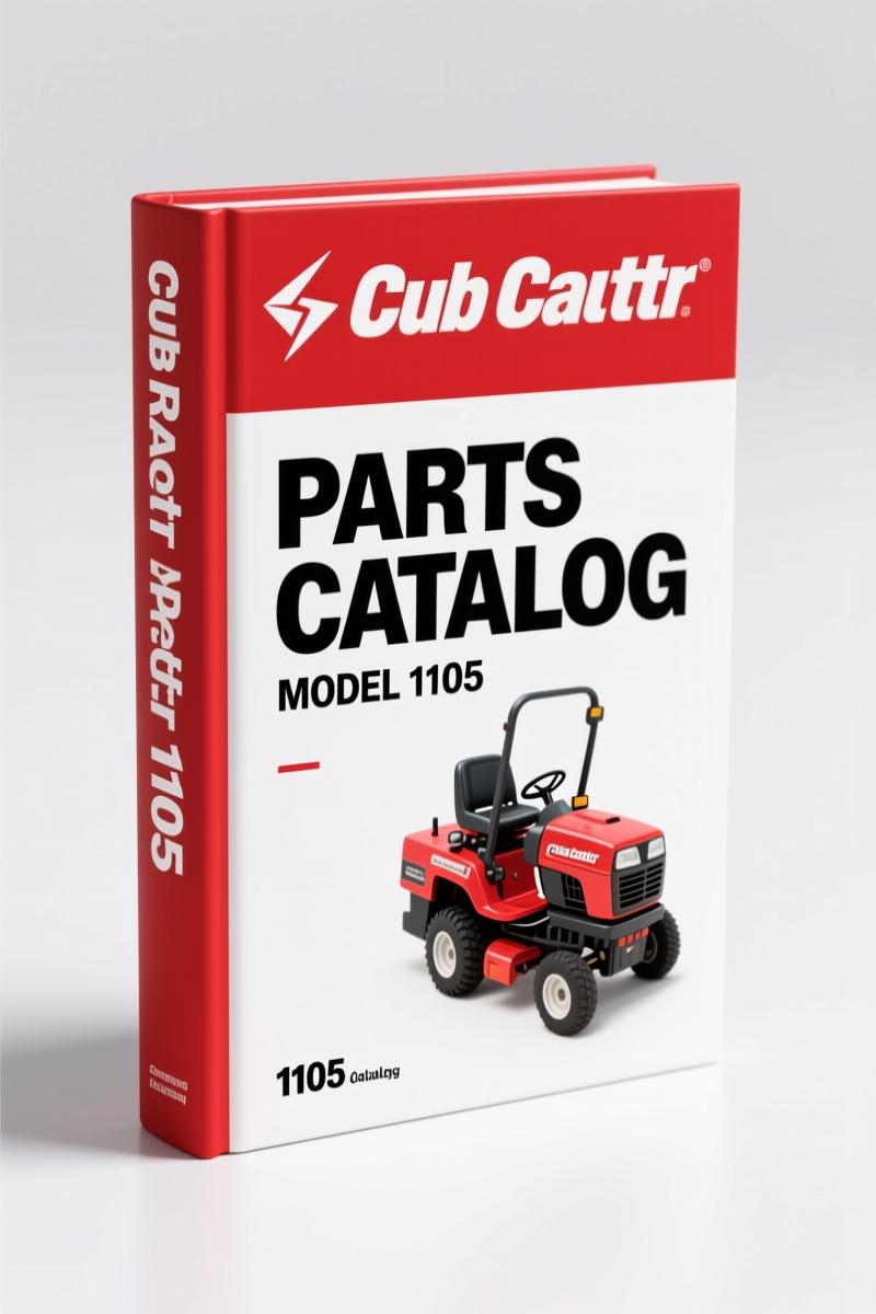 Cub Cadet 1105 Parts Catalog – 66-Page OEM Parts Breakdown