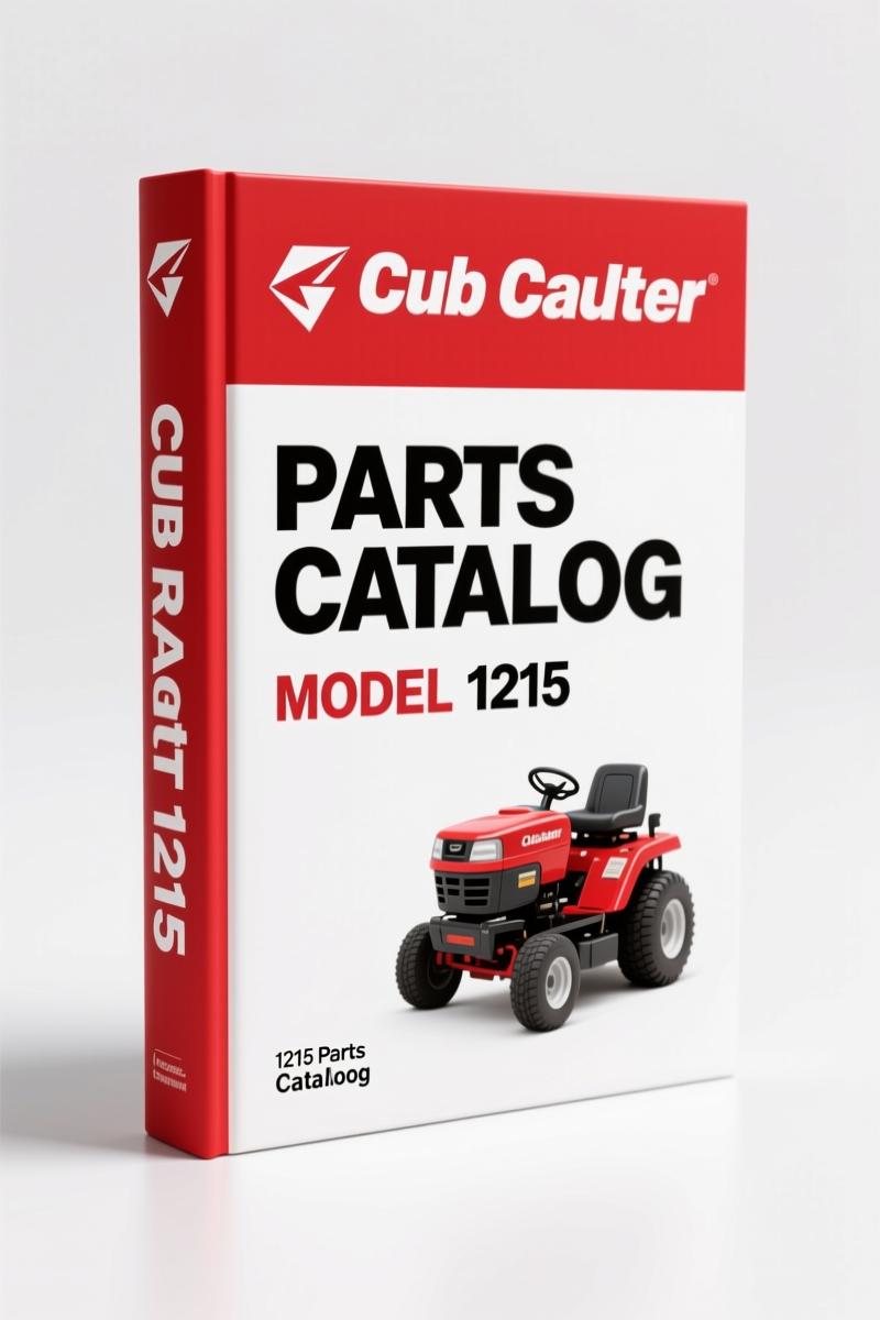 Cub Cadet 1215 Parts Catalog – 56 Pages OEM Exploded Views