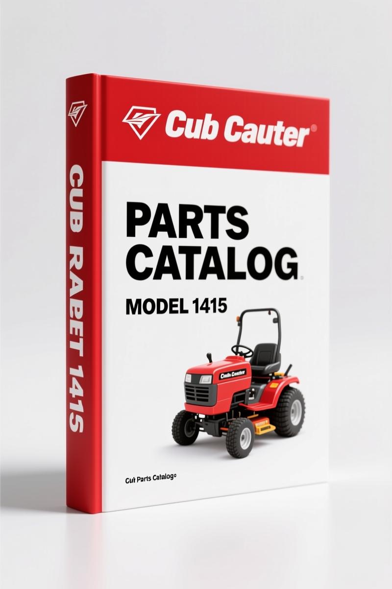 Cub Cadet 1415 Parts Catalog – 69 Pages OEM Part Reference