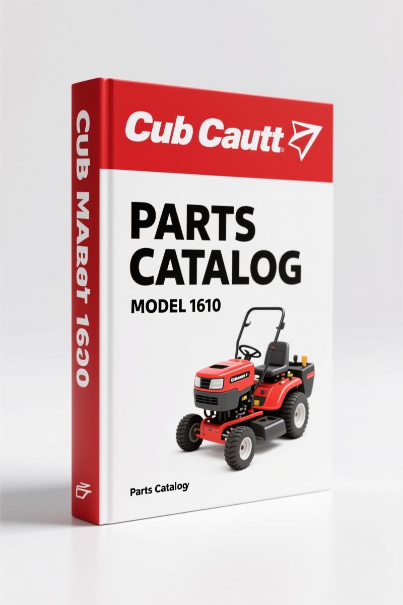 Cub Cadet 1610 Parts Catalog – 75 Pages of OEM Part Numbers