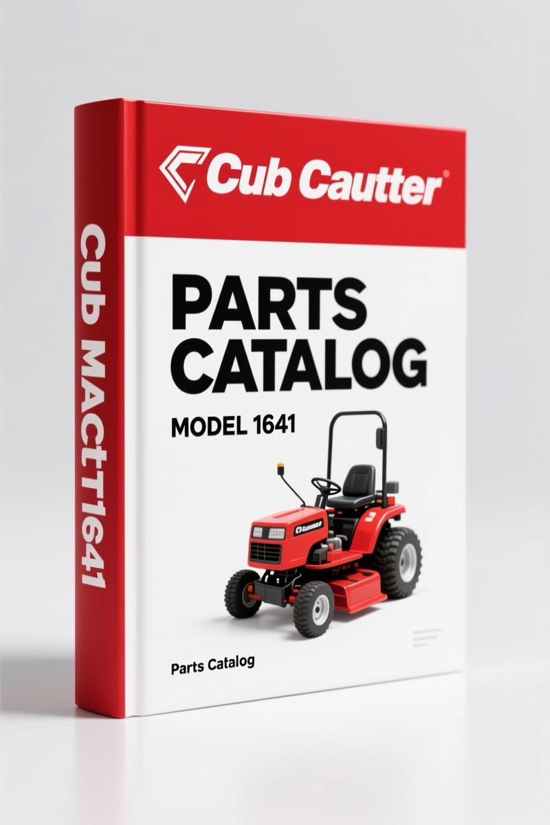 Cub Cadet 1641 Parts Catalog – OEM Exploded Views & Part Numbers