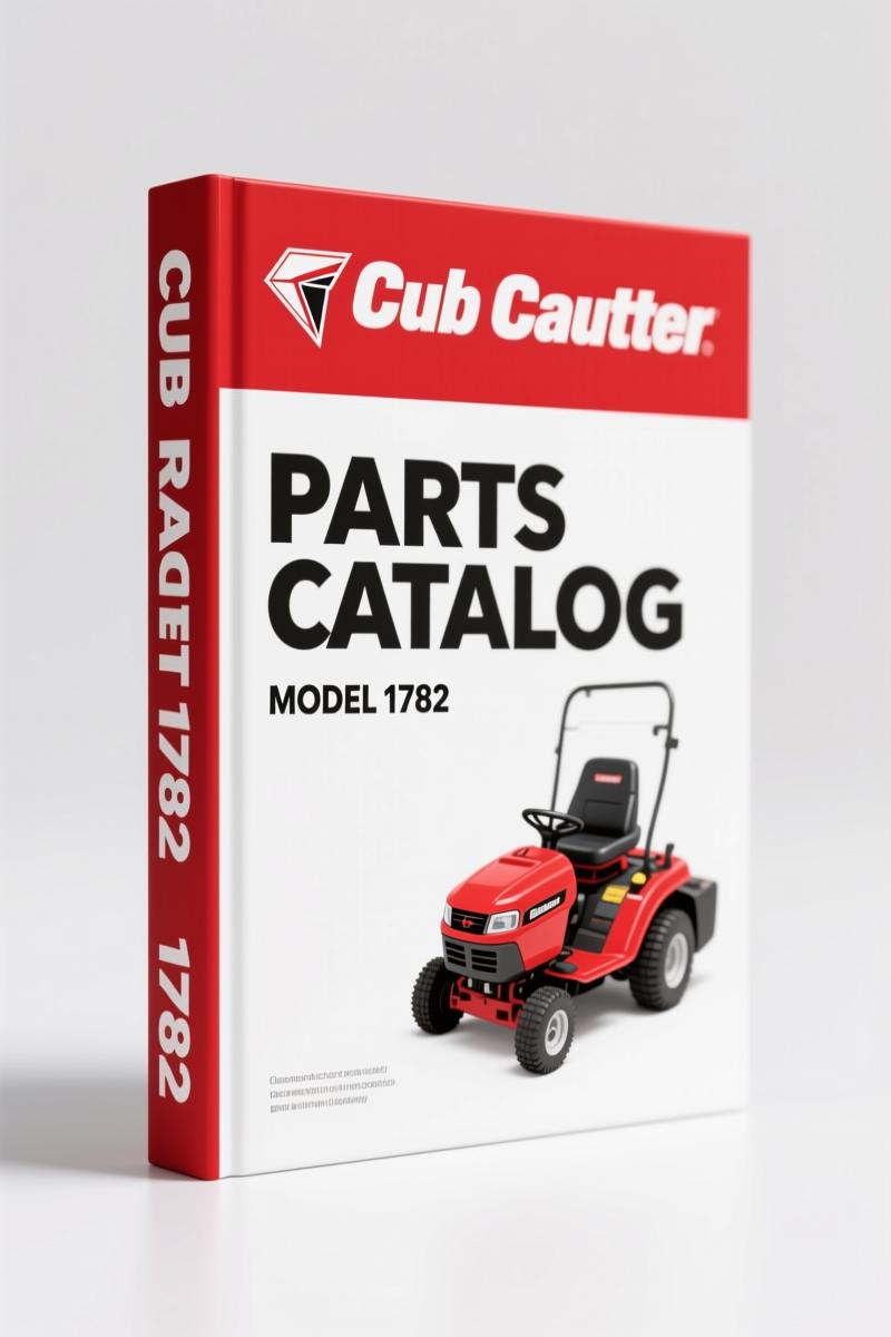 Cub Cadet 1782 Parts Catalog – 118 Pages OEM Exploded Views