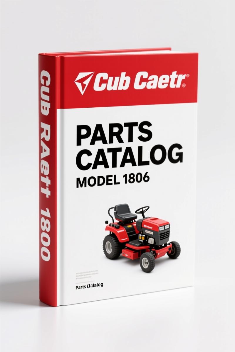 Cub Cadet 1806 Parts Catalog – 86 Pages of OEM Part Numbers for S/N 756,300-799,999