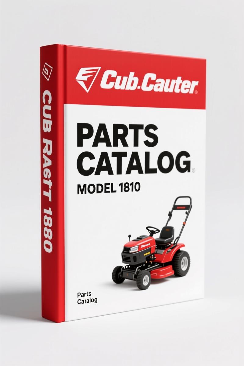 Cub Cadet 1810 Parts Catalog – 86 Pages of OEM Part Numbers for Tractor Repairs