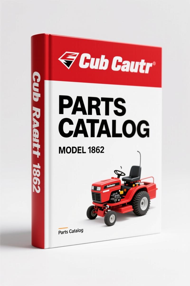 Cub Cadet 1862 Parts Catalog – 104 Pages of OEM Exploded Views
