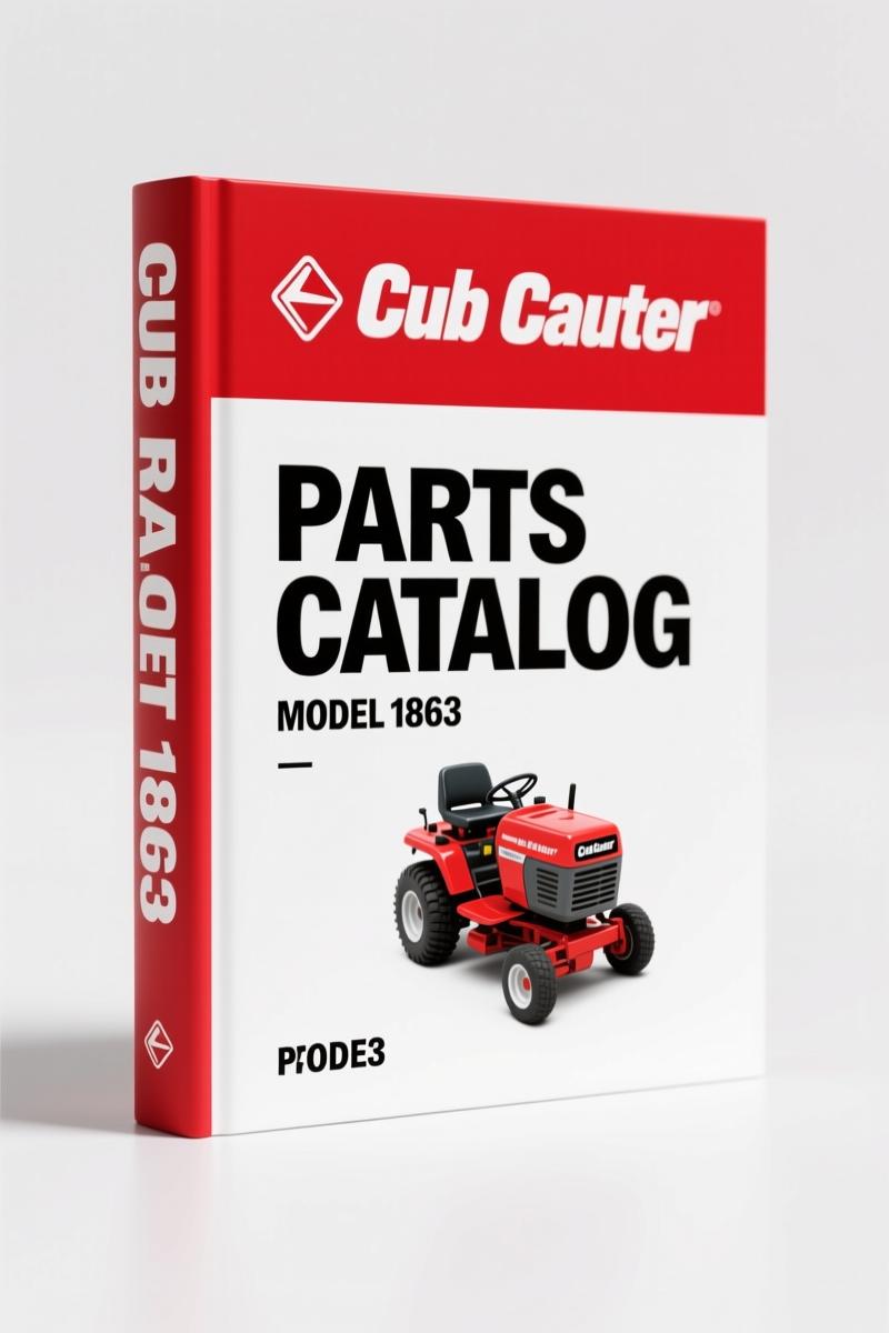 Cub Cadet 1863 Parts Catalog – 86 Pages of OEM Part Numbers