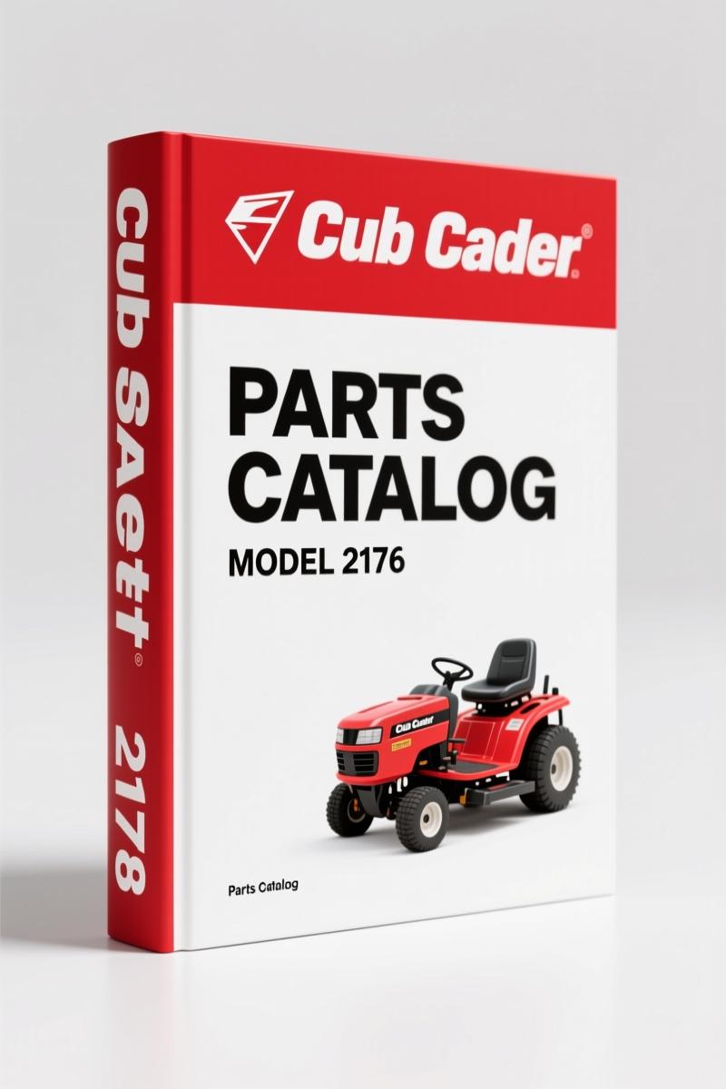 Cub Cadet 2176 Parts Catalog – 75 Pages of OEM Part Numbers & Exploded Views
