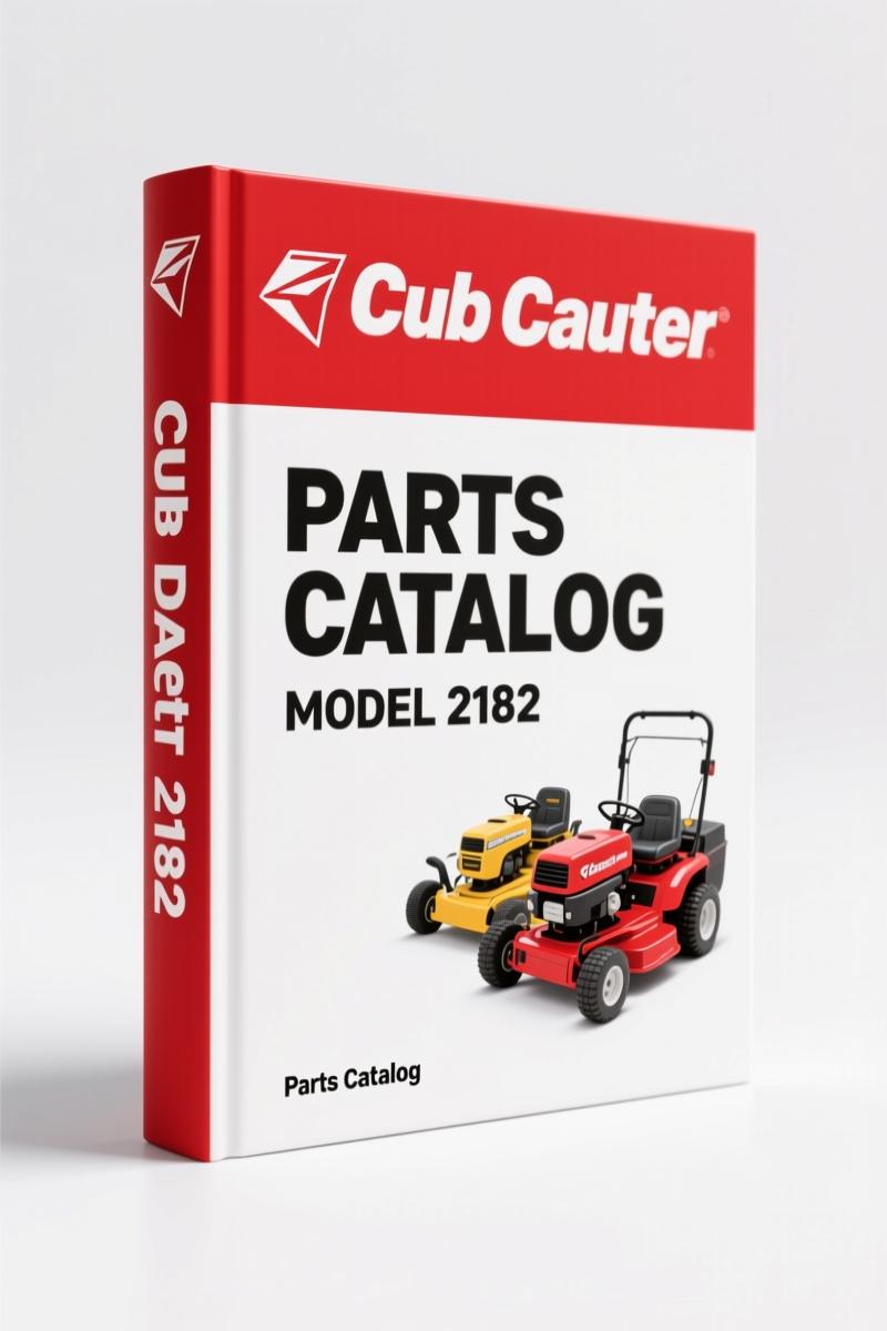 Cub Cadet 2182 Parts Catalog – 118 Pages OEM Part Numbers for 2182